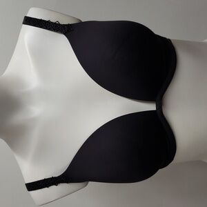 Simone Pérèle Muse Triangle Plunge Push-Up Bra, Model 12C347 Women's 32E Black